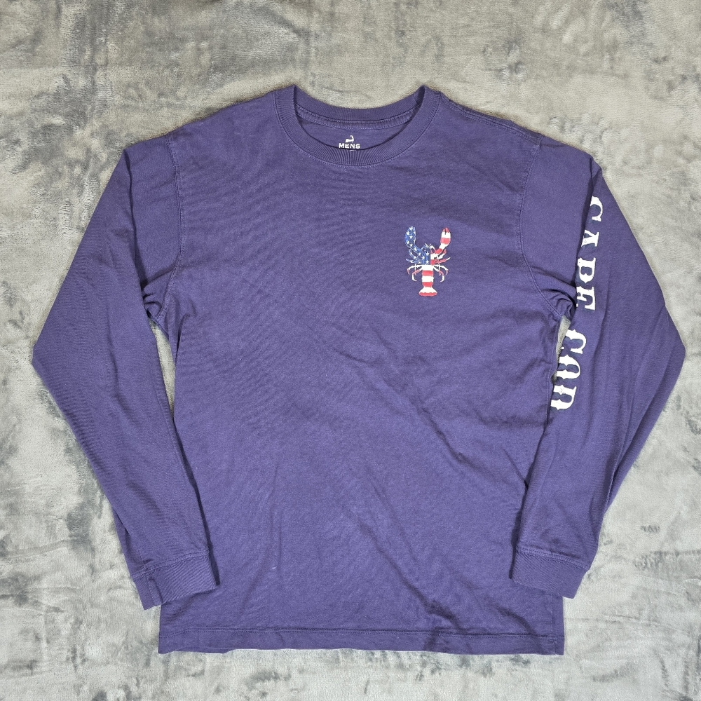 Cuffy's Cape Cod Long Sleeve T Shirt Size Medium Lobster
